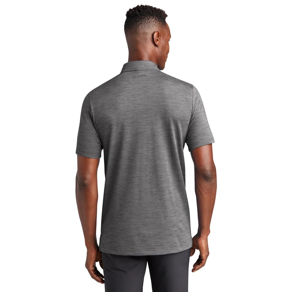 Travis Mathew Auckland Slub Golf Polo in Grey, size Large